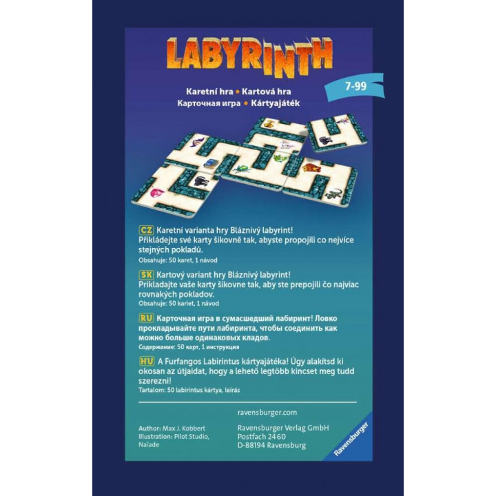 Ravensburger Labyrinth Karetní hra