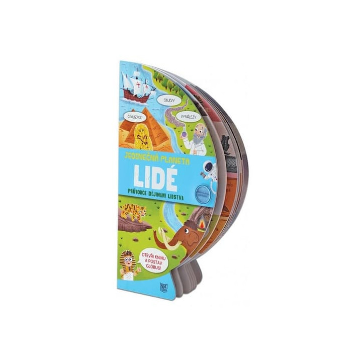 Knížka rozkládací globus - LIDÉ