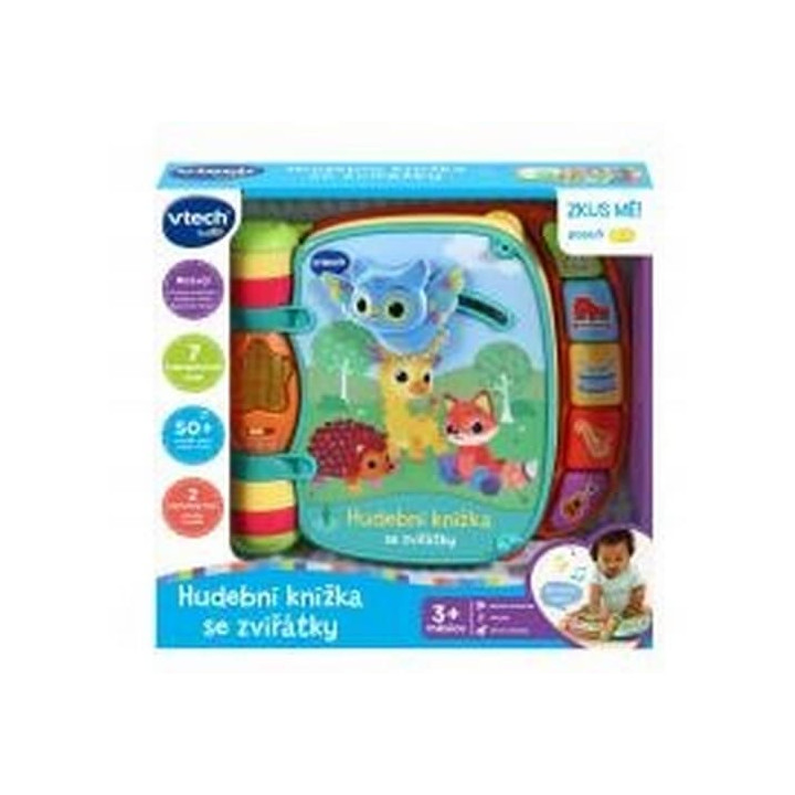 Vtech Hudební knížka se zvířátky CZ