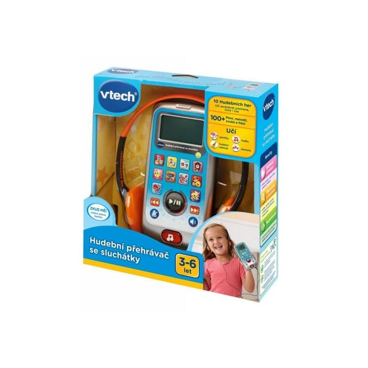 Vtech Hudební přehrávač se sluchátky CZ