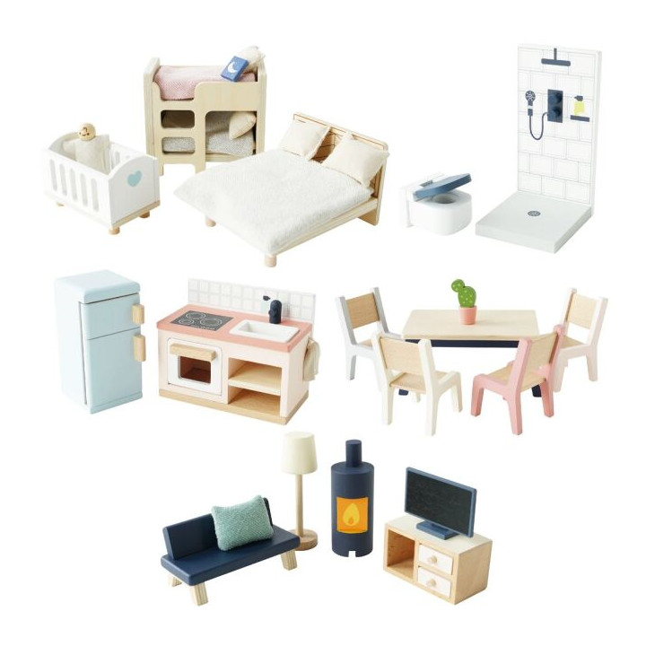 Le Toy Van Nábytek Starter kompletní set do domečku