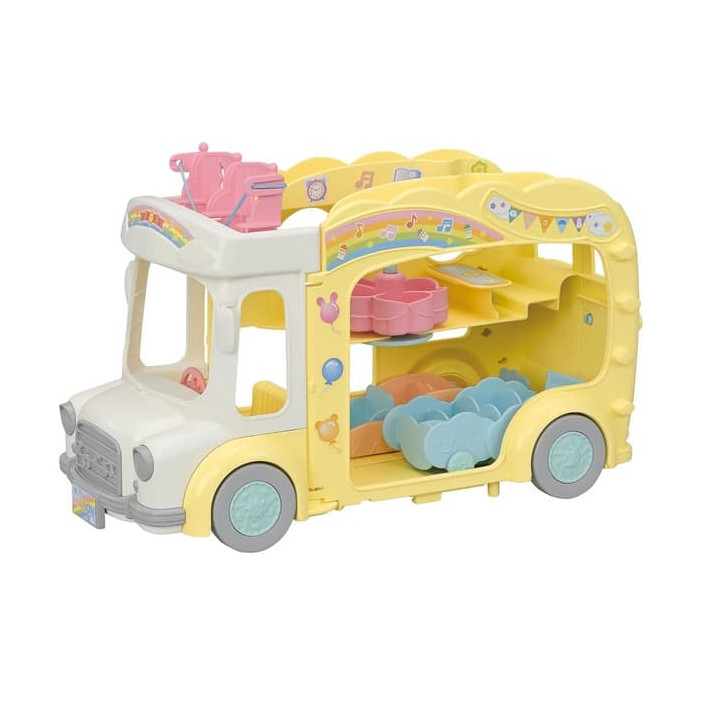 Sylvanian Families - Duhový školkový autobus