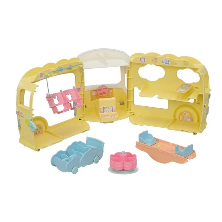 Sylvanian Families - Duhový školkový autobus