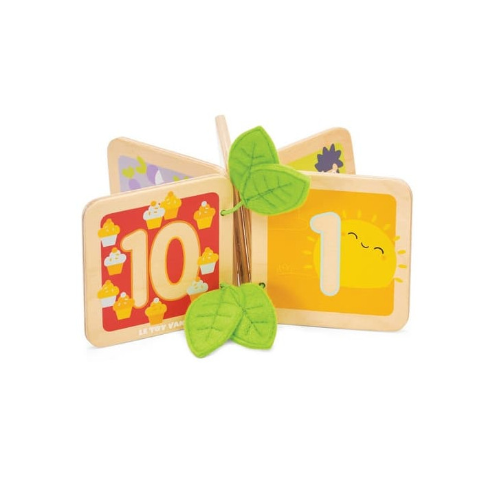 Le Toy Van Petilou Dřevěná knížka počítání