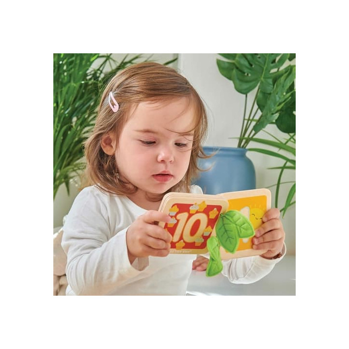 Le Toy Van Petilou Dřevěná knížka počítání