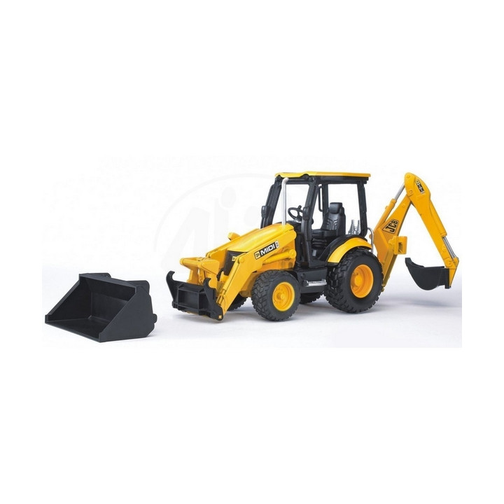 Bruder 2427 Traktor JCB MIDI s čelním nakladačem a bagrem