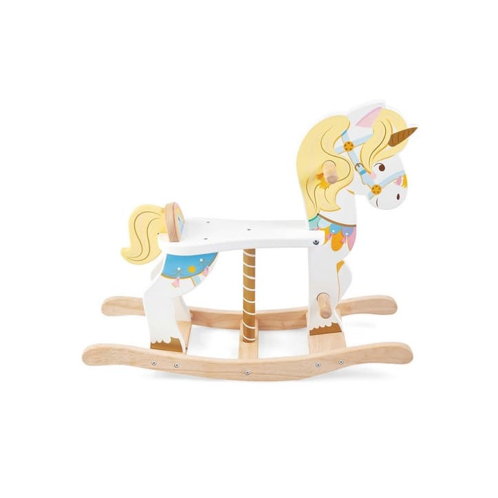 Le Toy Van Petilou Dřevěný houpací jednorožec