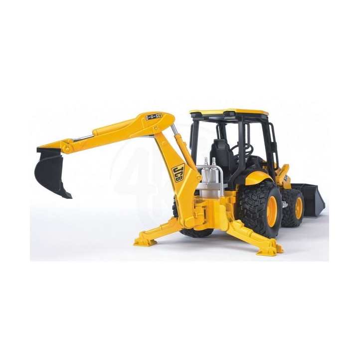 Bruder 2427 Traktor JCB MIDI s čelním nakladačem a bagrem