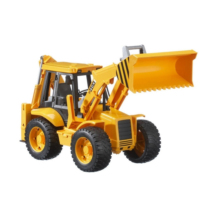 Bruder 2428 Traktor JCB - čelní nakladač + bagr