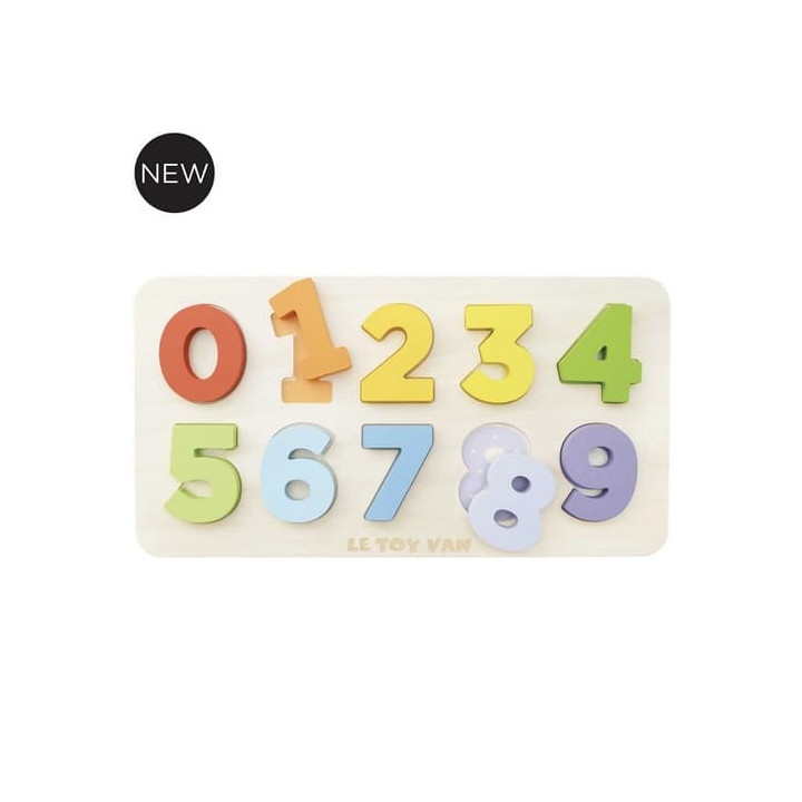 Le Toy Van Petilou Vkládací puzzle s čísly