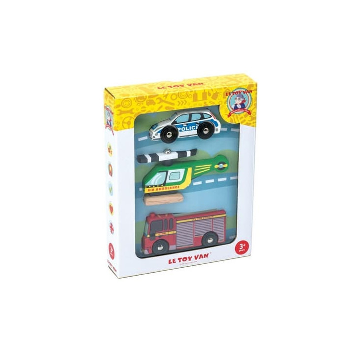 Le Toy Van Set autíček Záchranáři