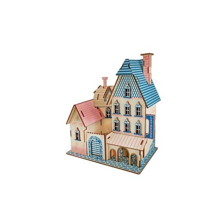 Woodcraft Dřevěné 3D puzzle Vila PACA