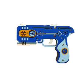 Woodcraft Dřevěné 3D puzzle Zbraň na gumičky Lovec draků