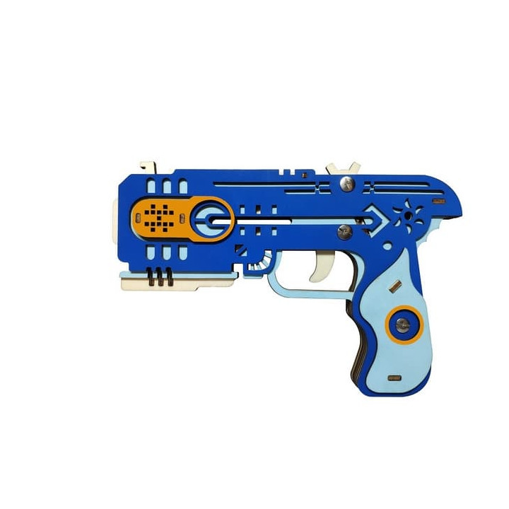 Woodcraft Dřevěné 3D puzzle Zbraň na gumičky Lovec draků