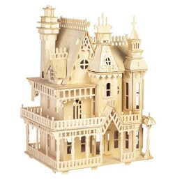 Woodcraft Dřevěné 3D puzzle vila