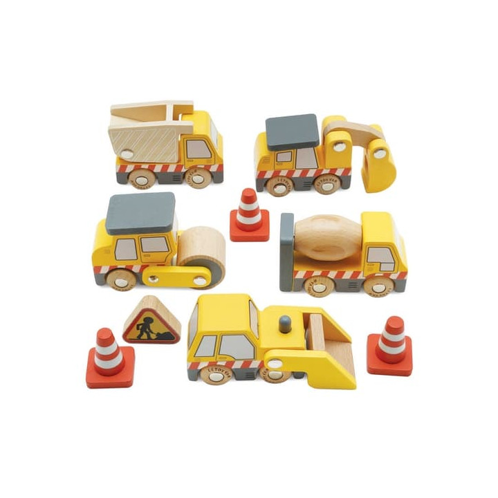 Le Toy Van Set stavebních strojů