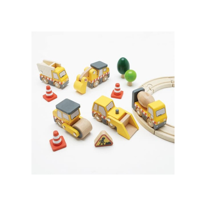 Le Toy Van Set stavebních strojů