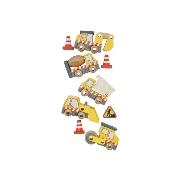 Le Toy Van Set stavebních strojů