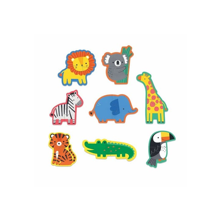 Mudpuppy Puzzle Moje první puzzle Veselá zvířátka