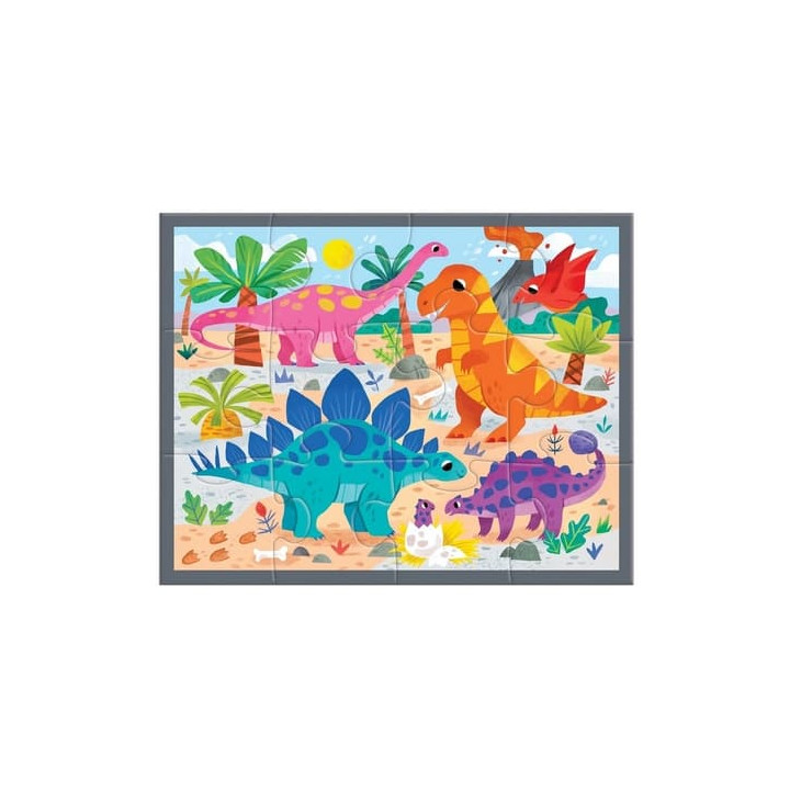 Mudpuppy Puzzle Silní dinosauři 12 dílů