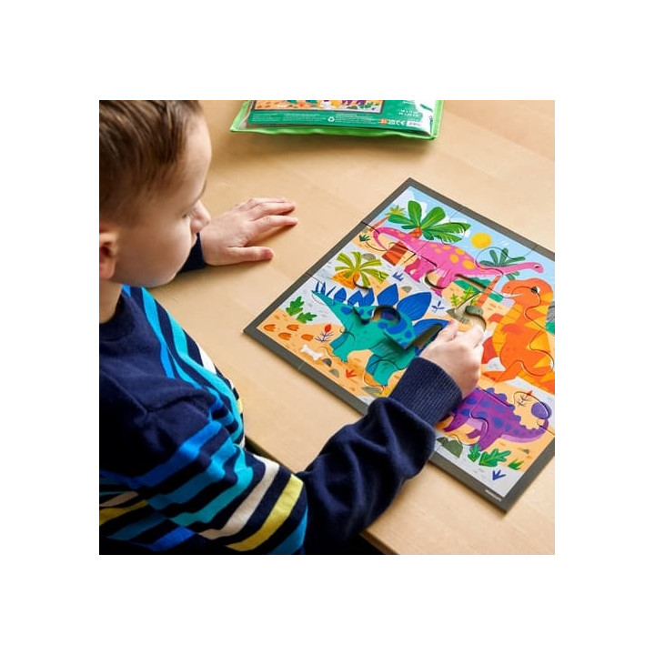 Mudpuppy Puzzle Silní dinosauři 12 dílů