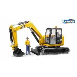 Bruder 2466 Minibagr CAT s figurkou