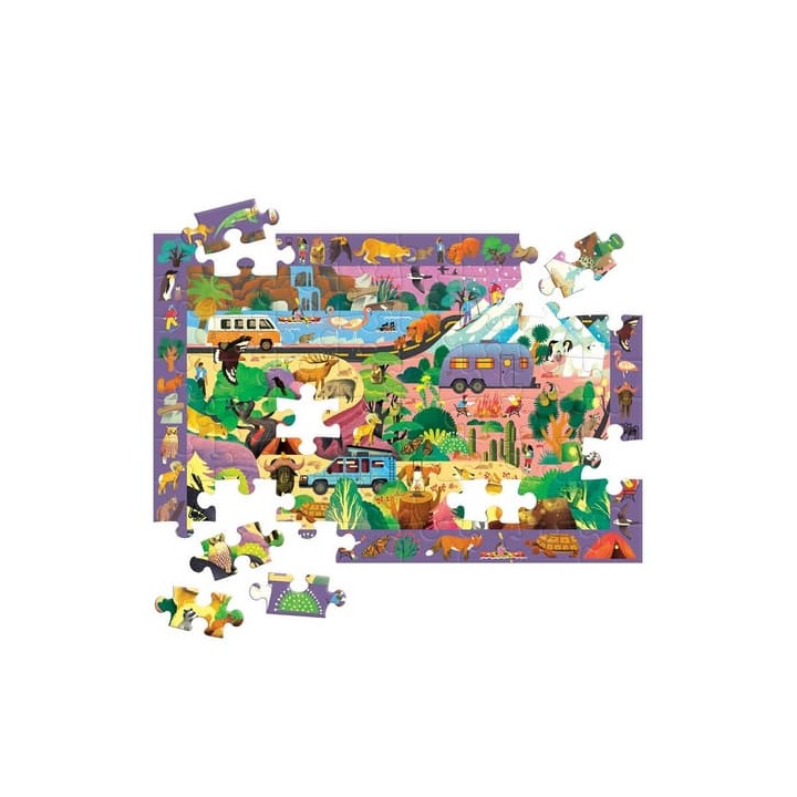 Mudpuppy Puzzle skládej a hledej Příroda 64 dílů