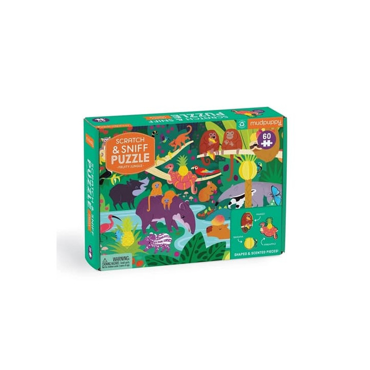 Mudpuppy Puzzle Ovocná džungle s vůní 60 dílků