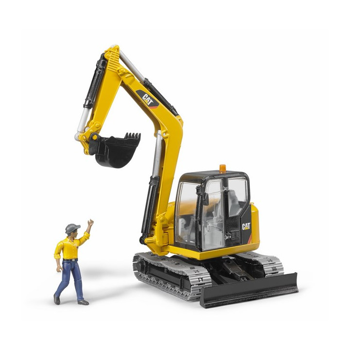 Bruder 2466 Minibagr CAT s figurkou