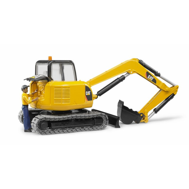 Bruder 2466 Minibagr CAT s figurkou