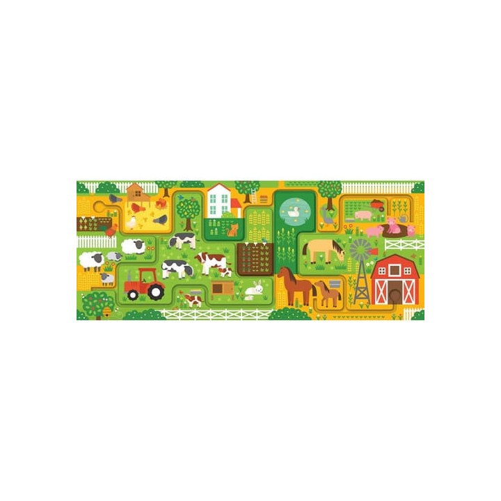Petit Collage Bludiště a puzzle Farma