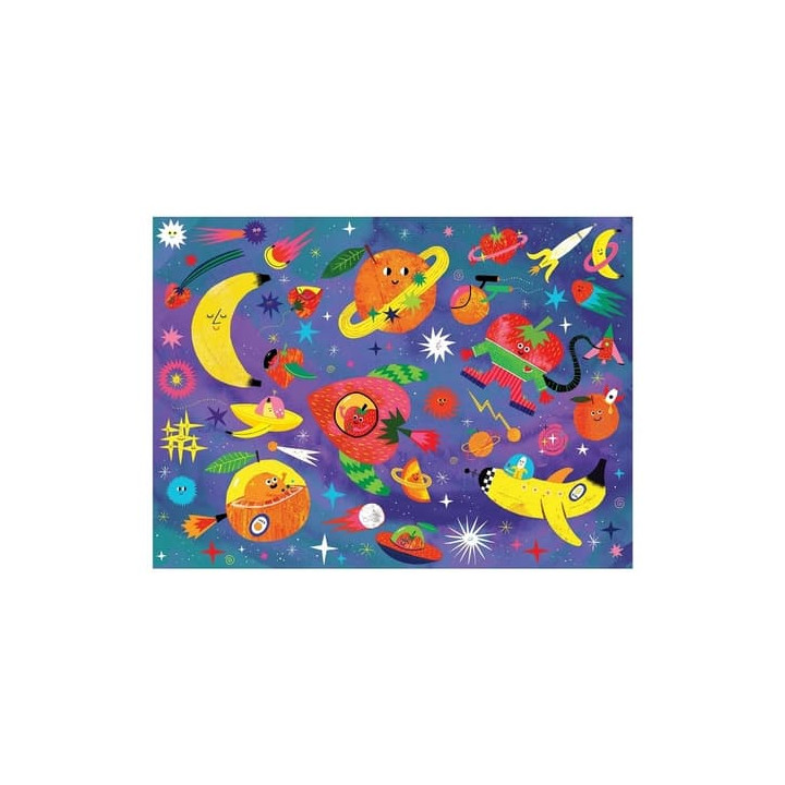 Mudpuppy Puzzle Vesmírné ovoce s vůní 60 dílků