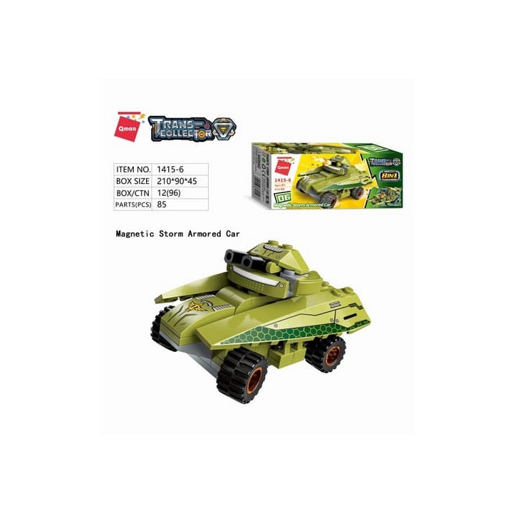 Qman Thunder Expedition Battle Car 1415 sada 8v1