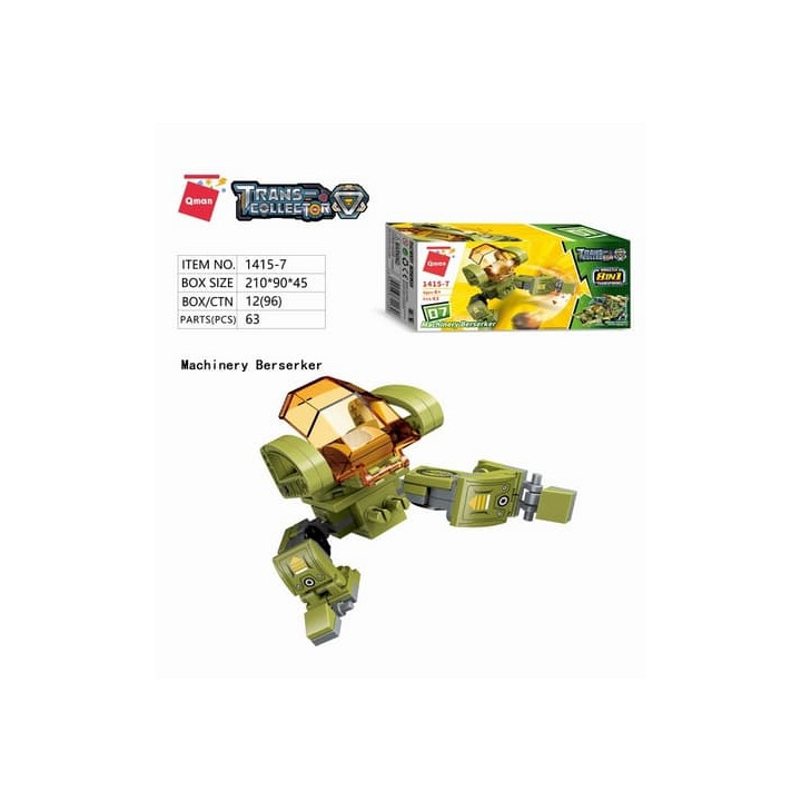 Qman Thunder Expedition Battle Car 1415 sada 8v1
