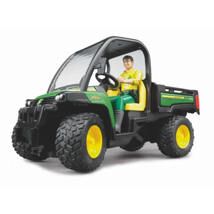 Bruder 2490 John Deere Gator XUV 855D+figurka
