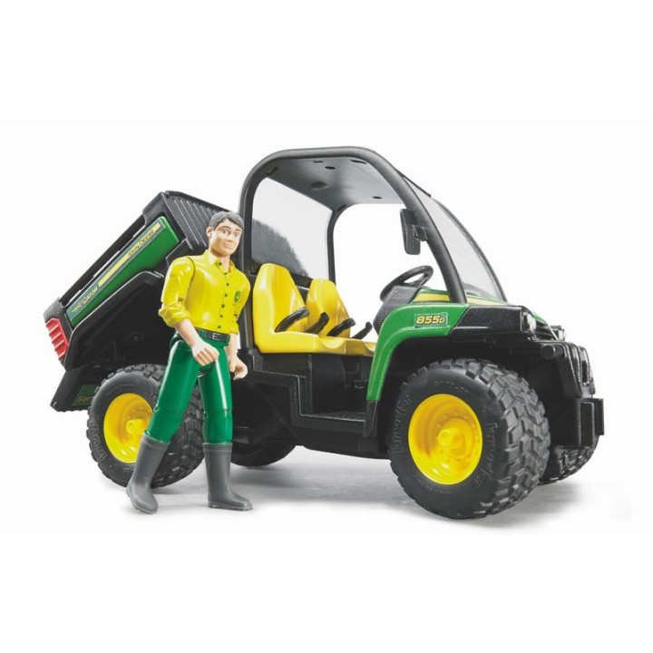 Bruder 2490 John Deere Gator XUV 855D+figurka