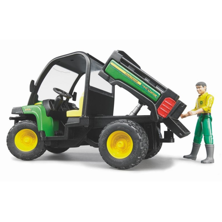 Bruder 2490 John Deere Gator XUV 855D+figurka
