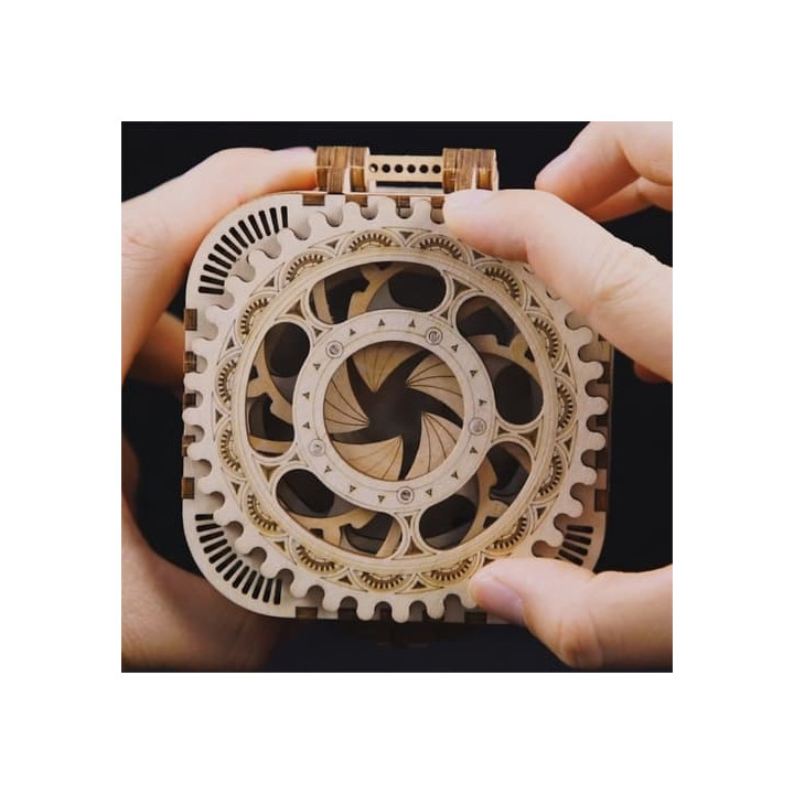 RoboTime 3D dřevěné mechanické puzzle Šperkovnice