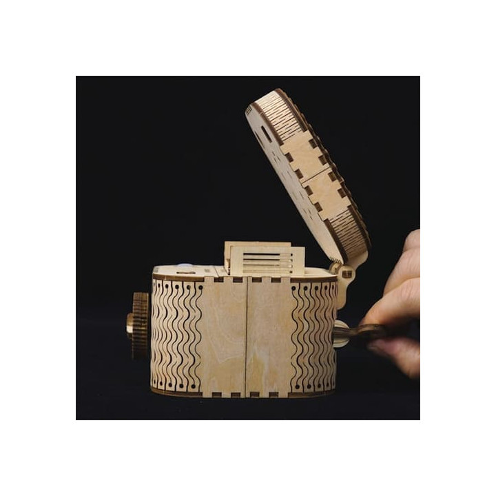 RoboTime 3D dřevěné mechanické puzzle Šperkovnice