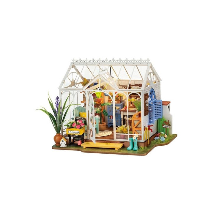 RoboTime 3D Dřevěné puzzle Vysněný zahradní dům