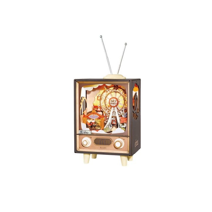 RoboTime 3D Dřevěné puzzle Karneval při západu slunce