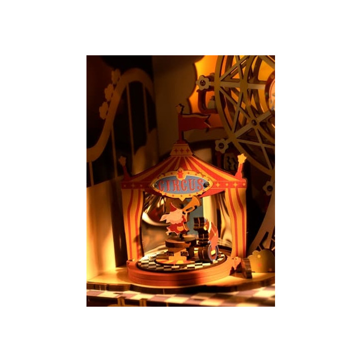 RoboTime 3D Dřevěné puzzle Karneval při západu slunce