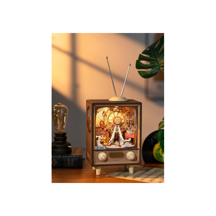 RoboTime 3D Dřevěné puzzle Karneval při západu slunce