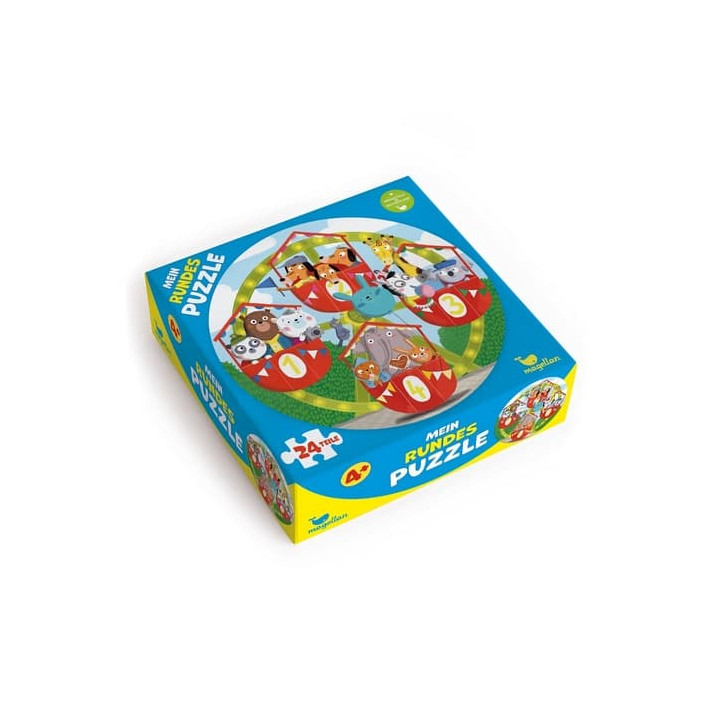 Magellan Kulaté puzzle Zvířátka na ruském kole