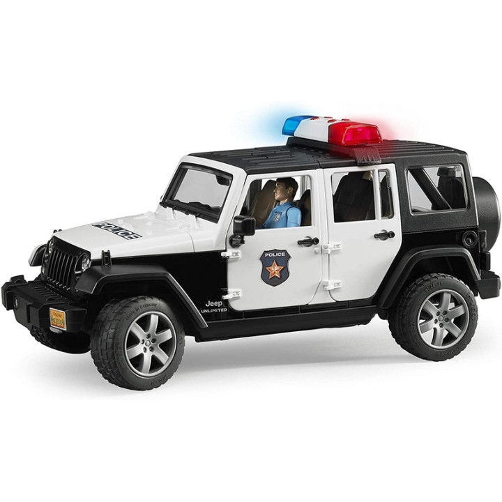 Bruder 2526 Jeep Wrangler Policie s figurkou policisty