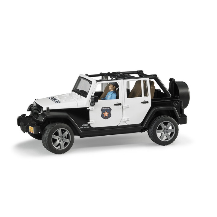 Bruder 2526 Jeep Wrangler Policie s figurkou policisty
