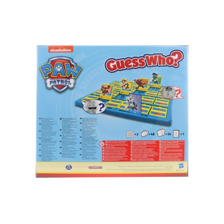 Hra Hádej kdo? Tlapková Patrola Paw Patrol