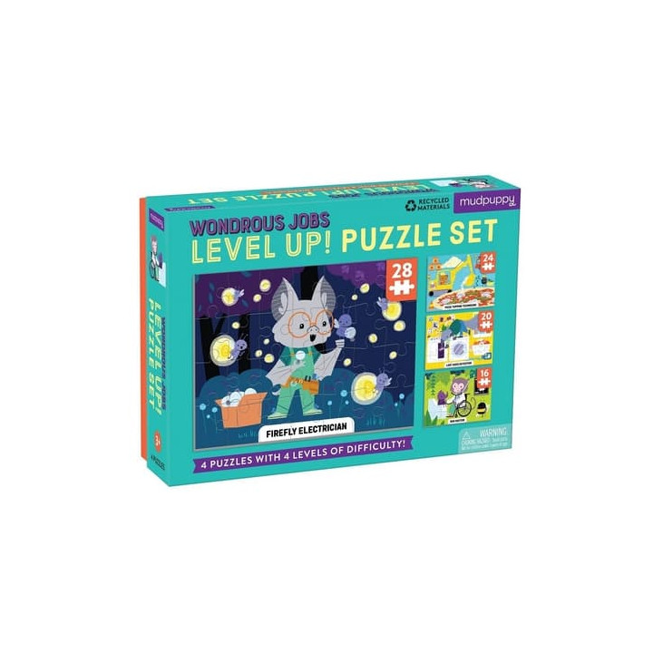 Mudpuppy Level Up! Podivuhodná zaměstnání 4v1