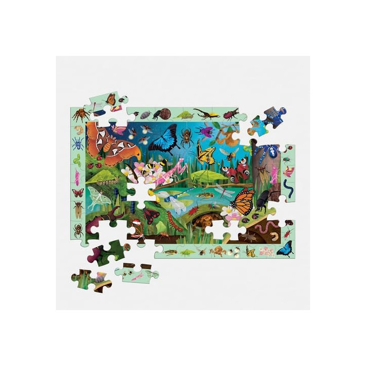 Mudpuppy Puzzle Brouci a motýli 64 dílků