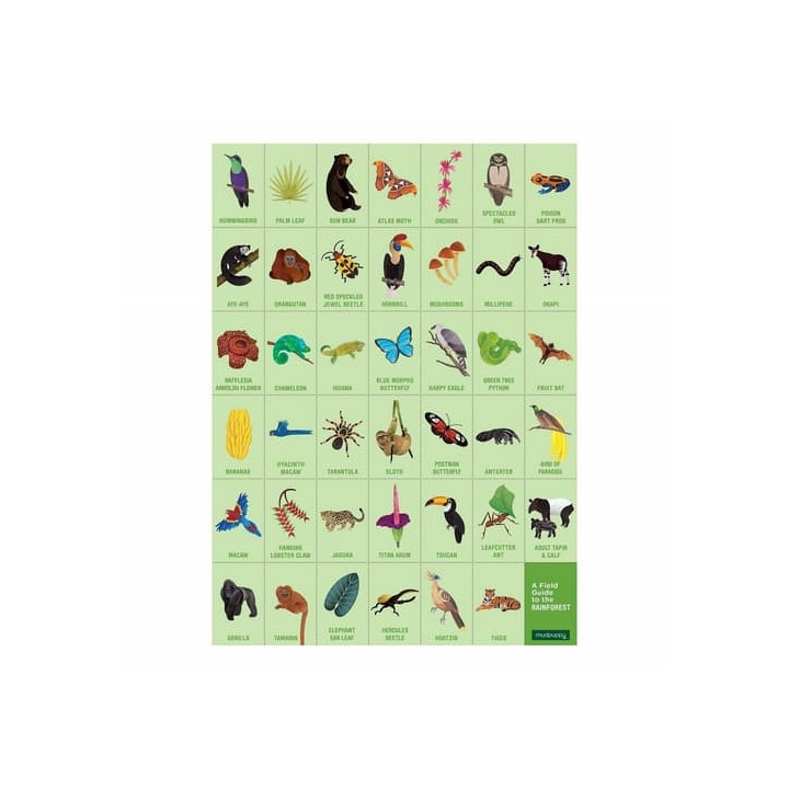 Mudpuppy Puzzle Hledání v deštném pralese